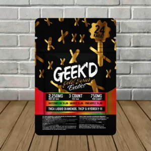 Geek’d Gold Series Exotics THCa + THCp Tajin Gummies - Image 5