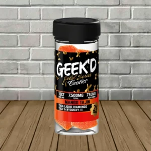 Alternative view of Geek’d Gold Series Exotics THCa + THCp Tajin Gummies