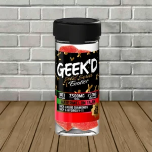 Geek’d Gold Series Exotics THCa + THCp Tajin Gummies - Image 4