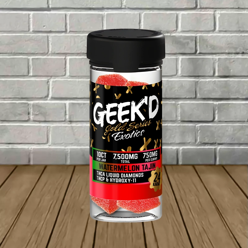 Geek’d Gold Series Exotics THCa + THCp Tajin Gummies - Image 4