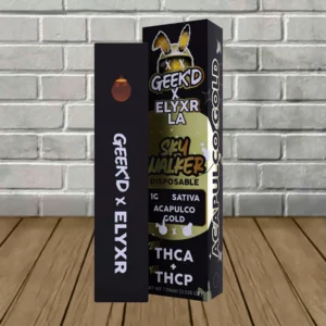Alternative view of Geek’d x Elyxr LA THCa + THCp Disposable 1g