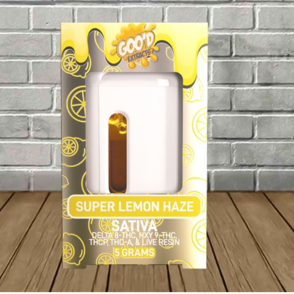 Goo’d Extracts Live Resin THCa | THCP | HXY9 | D8 5g Disposable - Image 4