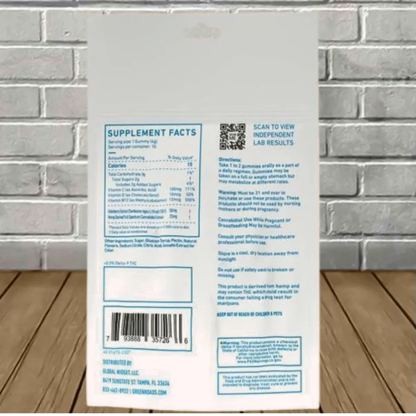 Green Roads Rise N’ Shines Immune Support Gummies 250mg - Image 2