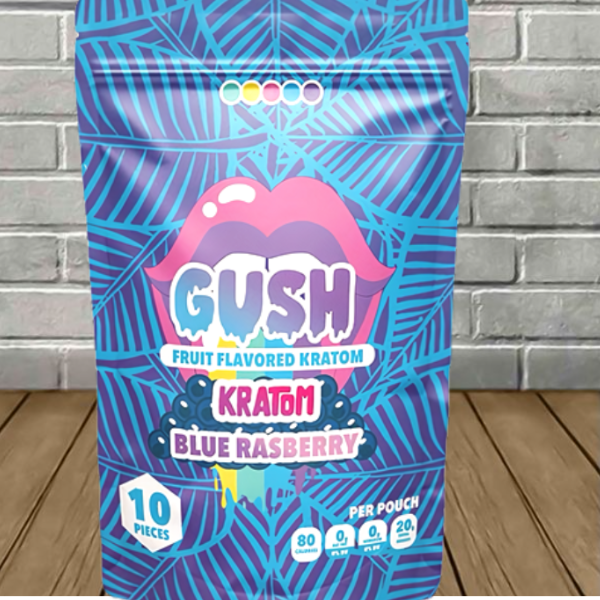Gush Fruit Flavored Kratom Extract Gummies 200mg — DISCONTINUED - Image 3