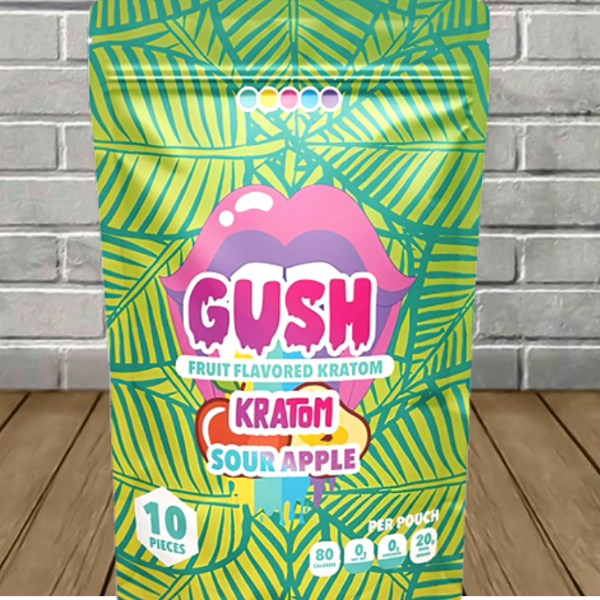 Gush Fruit Flavored Kratom Extract Gummies 200mg — DISCONTINUED - Image 2