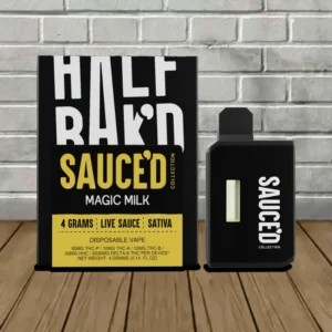 Half Bak’d Live Sauce THCa | THCp 4g Disposable - Image 3