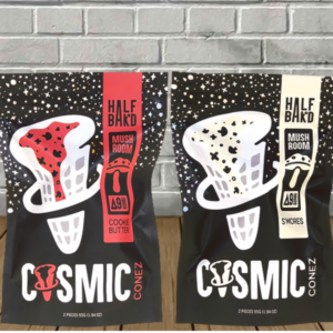 Half Bak’d Mushroom + D9 Cosmic Conez 2ct