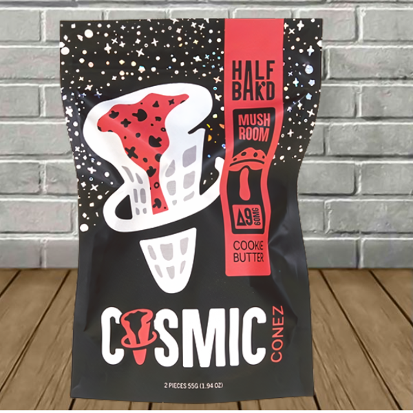 Half Bak’d Mushroom + D9 Cosmic Conez 2ct - Image 4