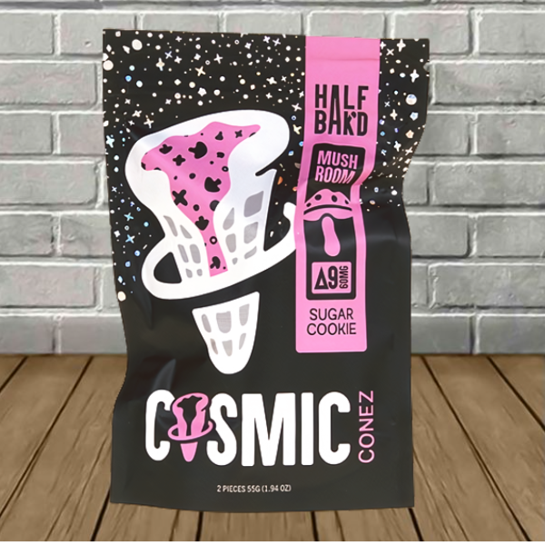 Half Bak’d Mushroom + D9 Cosmic Conez 2ct - Image 2