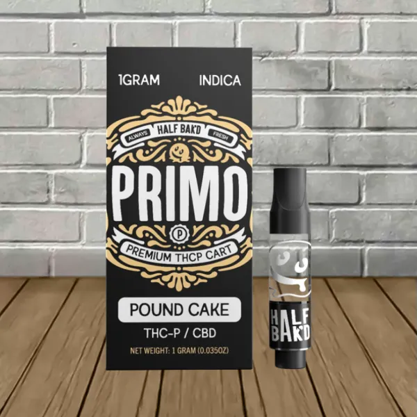 Half Bak’d Primo Collection THCP Cartridge 1g - Image 3