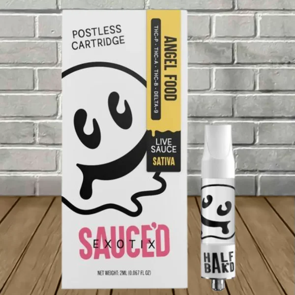 Half Bak’d Sauce’d Exotix Vape Cartridge 2g - Image 5
