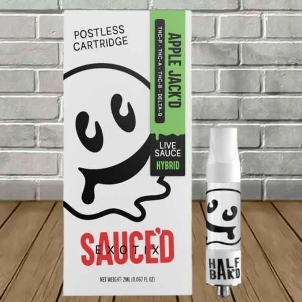 Half Bak’d Sauce’d Exotix Vape Cartridge 2g - Image 4