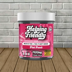 Helping Friendly Dispensary Grade Delta 9 THC + THCP Soft Chews 1400mg - Image 3