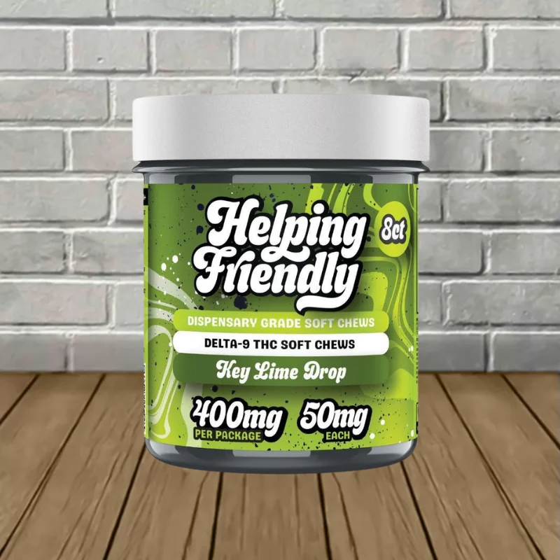 Helping Friendly Dispensary Grade Delta 9 THC + CBG Soft Chews 400mg - Image 7