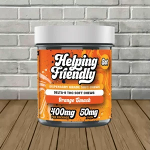 Helping Friendly Dispensary Grade Delta 9 THC + CBG Soft Chews 400mg - Image 6
