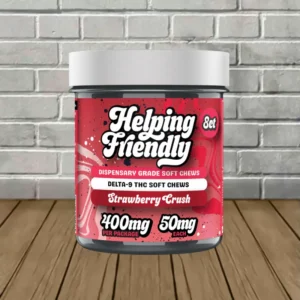 Helping Friendly Dispensary Grade Delta 9 THC + CBG Soft Chews 400mg - Image 3