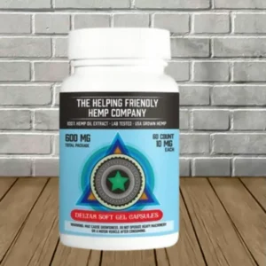 Helping Friendly Hemp Delta 8 THC Soft Gel Capsules 600mg — DISCONTINUED