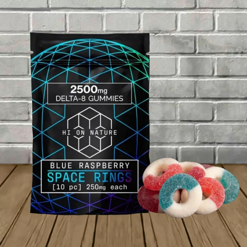 Hi On Nature Delta-8 Space Rings 250mg 10ct - Image 2