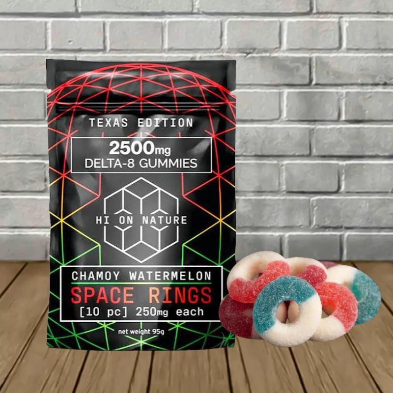 Hi On Nature Delta-8 Space Rings 250mg 10ct - Image 3