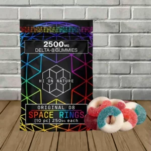 Hi On Nature Delta-8 Space Rings 250mg 10ct
