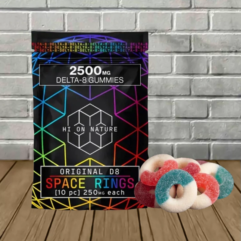Hi On Nature Delta-8 Space Rings 250mg 10ct
