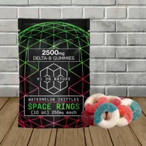 Hi On Nature Delta-8 Space Rings 250mg 10ct - Image 7