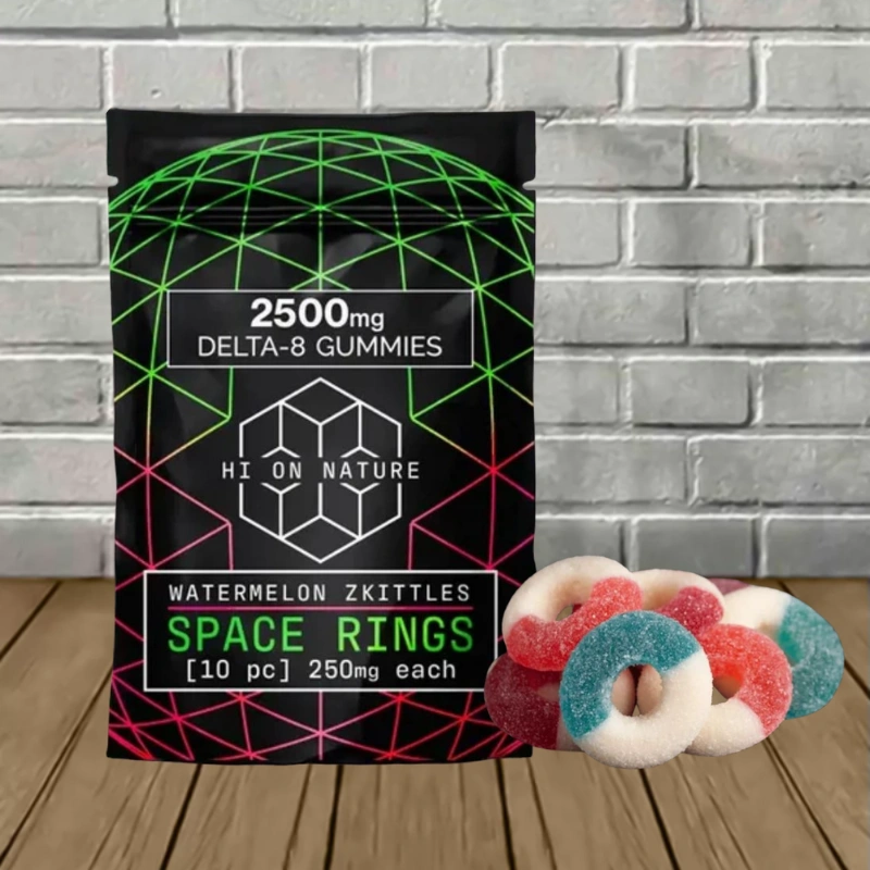 Hi On Nature Delta-8 Space Rings 250mg 10ct - Image 7