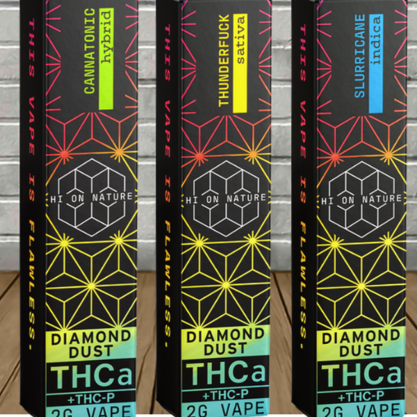 Hi On Nature Diamond Dust THCa + THCP Disposable 2g — DISCONTINUED