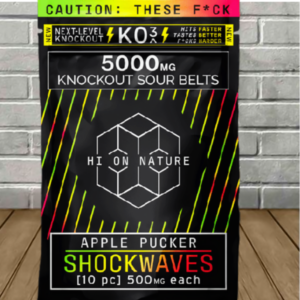 Alternative view of Hi On Nature Next Level KO3 Shockwaves 5000mg