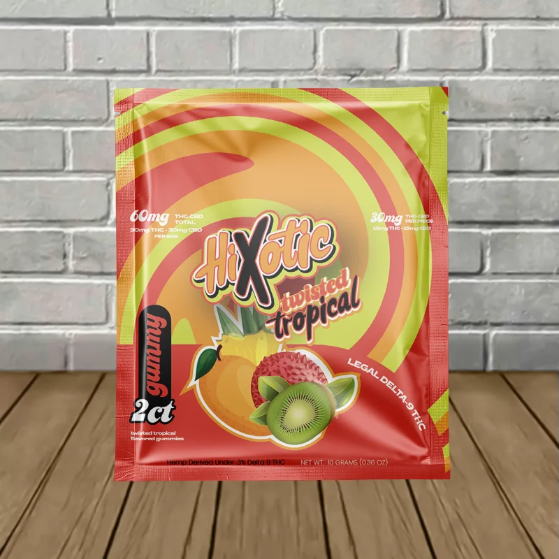 HiXotic Delta-9 THC Gummies 2-Ct Travel Pack - Image 2