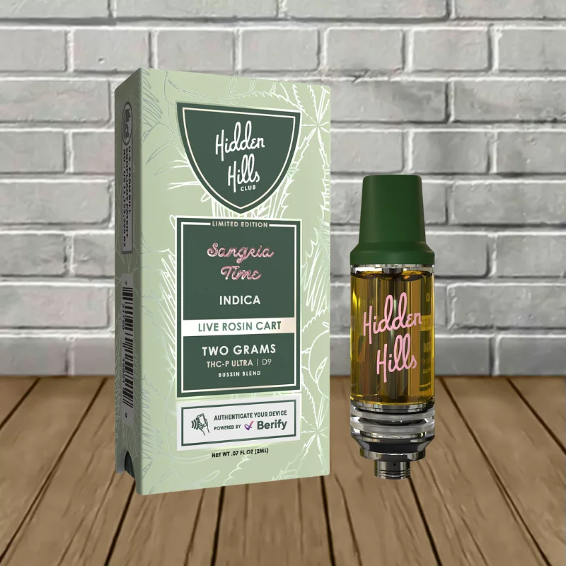Hidden Hills Bussin Blend Live Rosin Cartridge 2g - Image 4