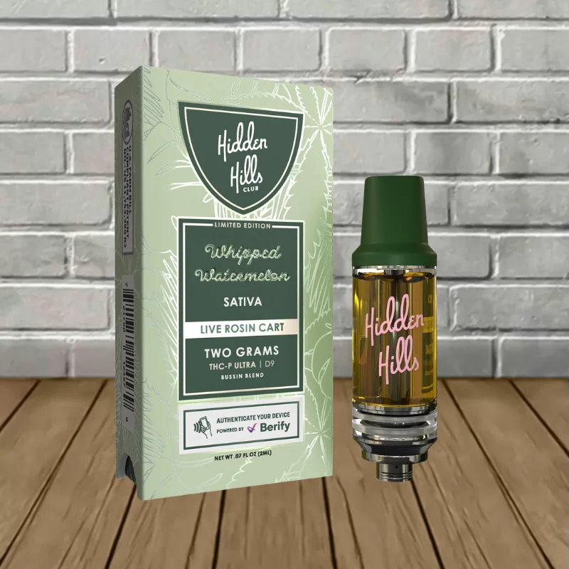 Hidden Hills Bussin Blend Live Rosin Cartridge 2g - Image 3