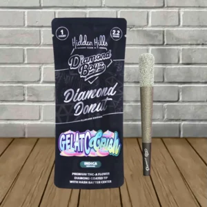 Hidden Hills Diamond Donut THCa Flawless Edition Preroll 2.2g - Image 3