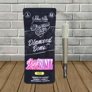 Hidden Hills Diamond Donut THCa Flawless Edition Preroll 2.2g - Image 5
