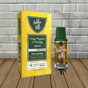 Hidden Hills Live Shatter Vape Cartridge 2g - Image 4