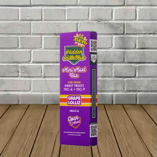 Hidden Hills Mini Mart Bar Sweet Treatz THCa + THCP Disposable 1g - Image 5