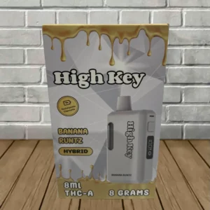 Alternative view of High Key THCa Blend Disposable Vape 8ml — DISCONTINUED