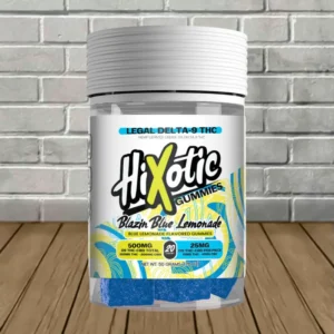 Alternative view of Hixotic Delta 9 THC + CBD Gummies 500mg