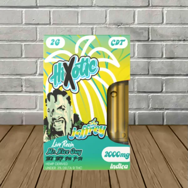 Hixotic Live Resin Jeffrey Cart 2g THCa | THCP | D10 | P-D8 - Image 2
