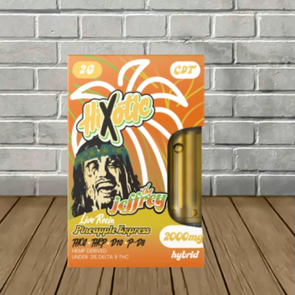 Hixotic Live Resin Jeffrey Cart 2g THCa | THCP | D10 | P-D8 - Image 3