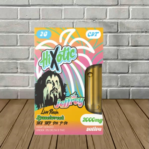 Hixotic Live Resin Jeffrey Cart 2g THCa | THCP | D10 | P-D8 - Image 4