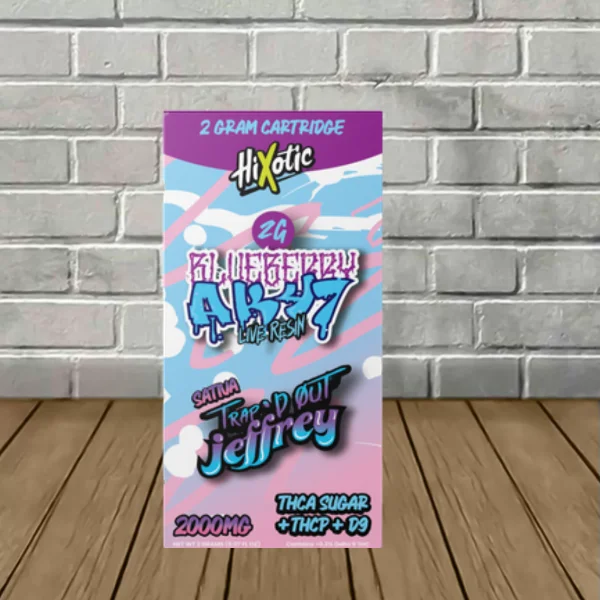 Hixotic Trap’d Out Jeffrey Vape Cartridge 2g - Image 8