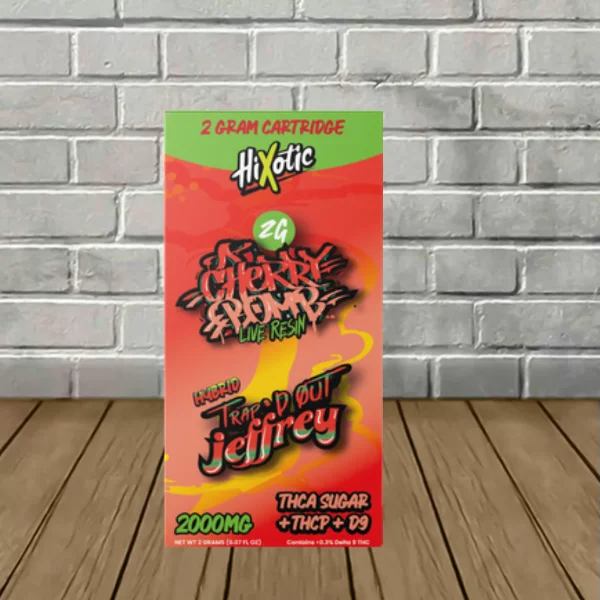 Hixotic Trap’d Out Jeffrey Vape Cartridge 2g - Image 7