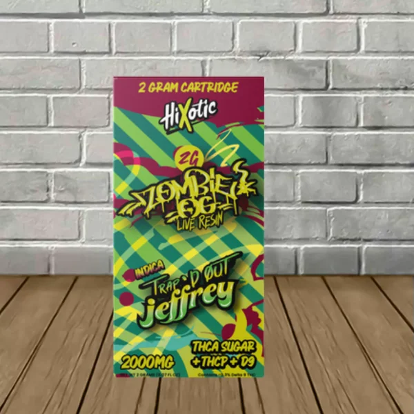 Hixotic Trap’d Out Jeffrey Vape Cartridge 2g - Image 2