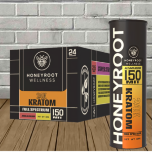 Alternative view of Honeyroot Full Spectrum 24K Blackout Kratom Shot 150mg