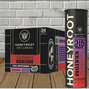Alternative view of Honeyroot Full Spectrum High Alkaloid Blackout Kratom Shot 215mg TRAINWRECK