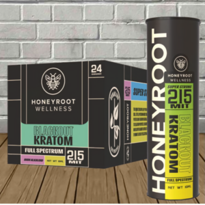 Alternative view of Honeyroot Full Spectrum Super Strong Blackout Kratom Shot 215mg
