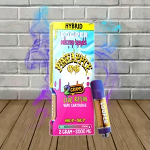 Looper Live Resin Melted Series Blend Vape Cartridge 2g - Image 8