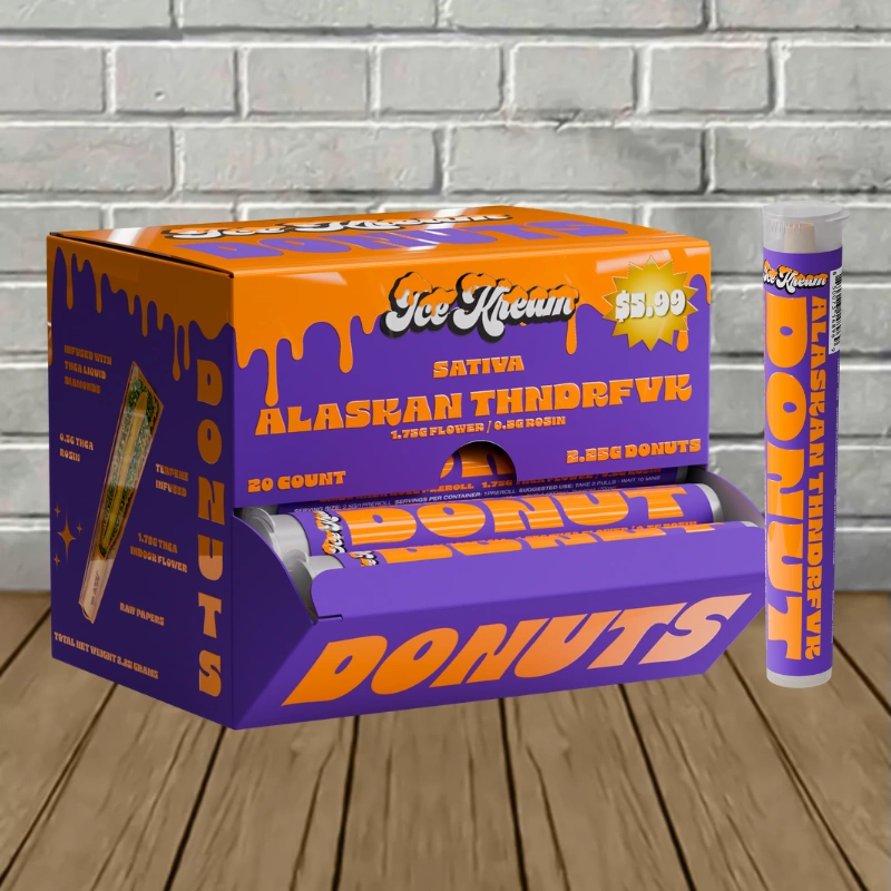 Ice Kream THCa Donuts Preroll 2.25g - Image 2