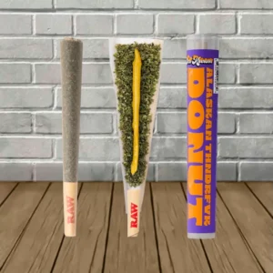 Alternative view of Ice Kream Donuts THCa Hash Hole Preroll 2.25g
